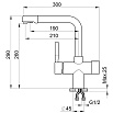 Смеситель для кухни Point PN3104B черный