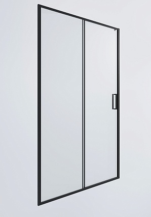 Душевая дверь Timo TD-150/03C-6 150x195 прозрачное, черный