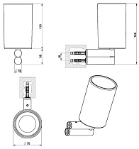 Стакан подвесной Gessi Trasparenze 37307.031