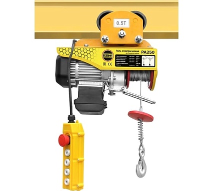Мини таль электрическая передвижная OCALIFT PRO PA-250 125/250кг 12м 220в pro250t12