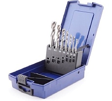 Набор машинных метчиков GSR From RSP35 HSSE DIN371/376 M3-M10/M12 Silver 7 предметов BRB09100200