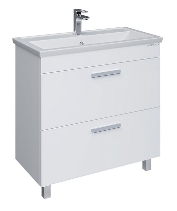 Тумба с раковиной Grossman Нео 80 см два ящика