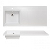 Мебель для ванной Руно Лира 105 см белый (раковина Gamma 105)