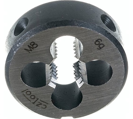 Резьбонарезной набор Bucovice Tools MINI-1, 9 предметов, плашки M3-M12, на блистере 330129