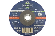 Круг отрезной FORMING CD277 metal&lnox T41, 180x2.0x22.23 PROBOS 27765462