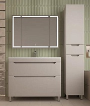 Мебель для ванной Style Line Остин 100 см напольная, крем