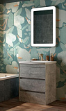 Мебель для ванной Art&Max Family 58 см напольная, Cemento Veneto