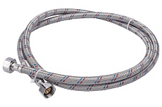 Подводка для воды СТМ сталь 1/2&quot;, гайка-гайка, 150 cм CWFHF150
