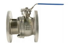 Шаровый кран DN.ru КШФП.316.200 Ду65 Ру16 с ISO-фланцем и рукояткой D160-04873