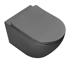 Подвесной унитаз Vincea Tornado Globo VT1-14TMA безободковый, антрацит матовый