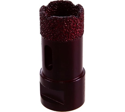 Коронка алмазная вакуумная по камню D25-15W-40L-M14 (25х40 мм; М14) Messer 06-35-025