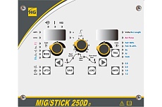 Сварочный полуавтомат Hugong MIG/STICK 250D III без горелки 040716