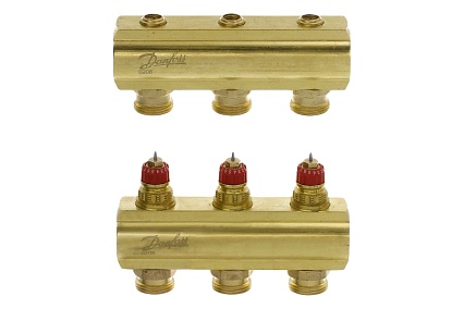 Коллекторы Danfoss FHF-3 для 3 контуров 088U0503