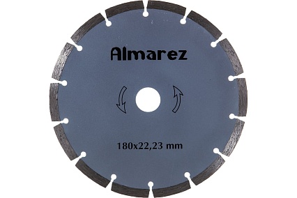 Диск отрезной алмазный Бетон (180х22.23 мм) Almarez 300180