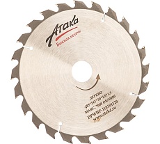 Диск пильный (205 мм; 24T; 30 мм) по дереву профи АТАКА 8078770