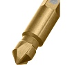 Зенковка конусная под М3, HSS, по металлу, цилиндрический хвостовик Denzel 72301