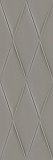 Плитка Cersanit Vegas серый рельеф 25x75 см, VGU092-53