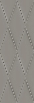 Плитка Cersanit Vegas серый рельеф 25x75 см, VGU092-53