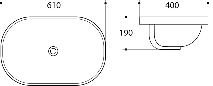 Раковина Art&Max AM-5006-C 61 см