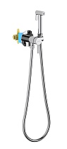Смеситель Aquatek Европа AQ1021CR с гигиеническим душем, хром