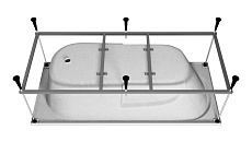 Каркас для ванны Vincea 180x80 FR-180