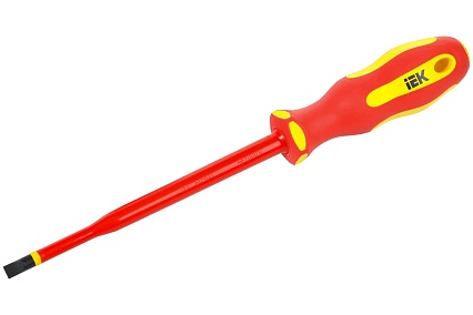 Отвертка IEK Arma2l 5 диэлектрическая slim sl6,5x150 т2 A2L5-SC31-T2-SL-65-150