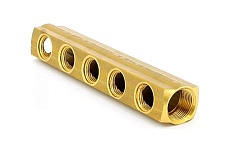 Коллектор для воздухоотводчика Tiemme ВВ, 1, 5x1/2 В, 50 мм, магистральный, с отверстием 3/8 1970034