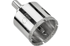 Коронка алмазная по керамограниту и керамике с центрирующим сверлом 45 мм Diamond Industrial DIDCSC045