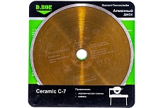 Диск алмазный Ceramic C-7 250x2.6x30/25.4 мм D.BOR C-C-07-0250-030