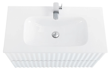 Мебель для ванной Art&Max Elegant 60 см, LED подсветка, белый матовый