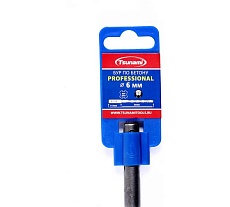 Бур по бетону SDS-plus Professional 6x110 мм Tsunami T10610200006110