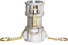 Камлок TITAN LOCK нержавеющий тип DD (переходник розетка 3&quot; х розетка 4&quot;), AISI316 TL3040DDSS