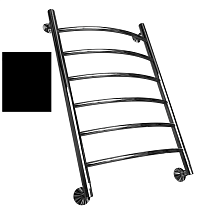 Полотенцесушитель водяной Двин R 53x60 черный матовый