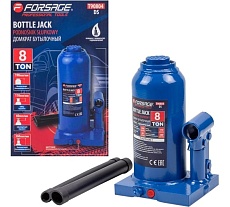 Бутылочный домкрат Forsage 8 т, с клапаном, h min 200 мм, h max 400 мм F-T90804 DS(51446)
