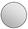 Зеркало Cersanit Eclipse Smart 90x90 см с подсветкой, черный A64148