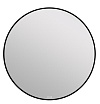 Зеркало Cersanit Eclipse Smart 90x90 см с подсветкой, черный A64148