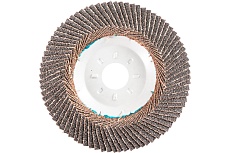 Круг лепестковый торцевой Tiger Abrasive IRON NORMAL на металлической чашке, 125x22 мм, P120 00-00000424