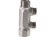 Коллектор СТМ 2 выхода, наружная резьба, 3/4х1/2 C2MM3412