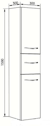 Корпус пенала Marka One Mix 30x159