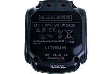 Аккумуляторная батарея Li-Ion (10.8 В, 1.5 Ач) Black&Decker BL1512-XJ