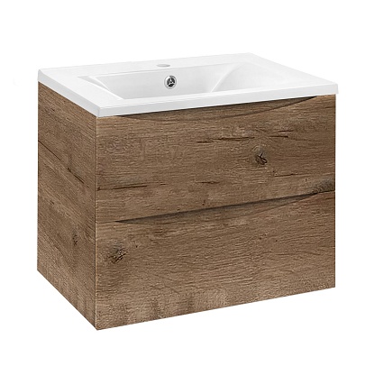 Тумба с раковиной Vincea Mia 60 см (под раковину VCB-3M600W) V.Oak