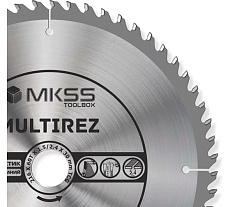 Диск пильный универсальный MKSS Toolbox MU2160 216x60Тх1.5/2.4x30мм Multirez MU21606030