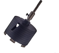 Коронка алмазная по армированному бетону и кирпичу 110 мм, SDS+ TORGWIN T826932