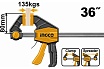 Быстрозажимная струбцина Ingco 80x900 мм HQBC36803