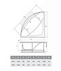 Акриловая ванна Vayer Boomerang 140x140