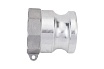 Алюминиевый камлок TITAN LOCK типа А серия EcoLine, ниппель внутр. резьба BSP 1 1/2" TL150AAL-EL