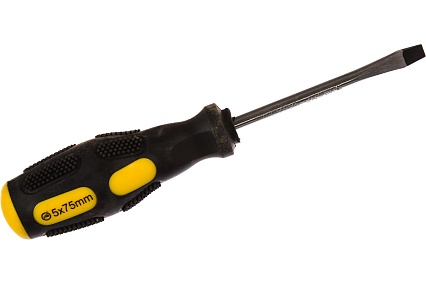 Шлицевая отвертка Top Tools 5.0x75мм 39D642