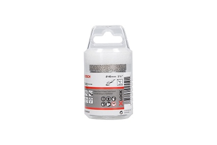Алмазная коронка Dry Speed X-LOCK 40 мм Bosch 2608599014