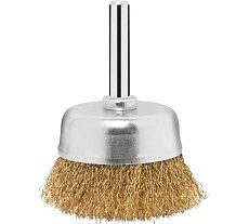 Щетка чашечная латунированная (50 мм; 6 мм) Bosch 2609256516