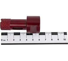 Коронка алмазная вакуумная по камню D18-15W-40L-M14 (18х40 мм; М14) Messer 06-35-018